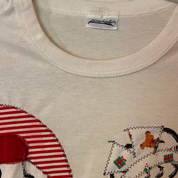 Christmas Mom's Oversize Sleep T-shirt Pinwheels Fun Kids holiday Ugly Sweater - Picture 6 of 6